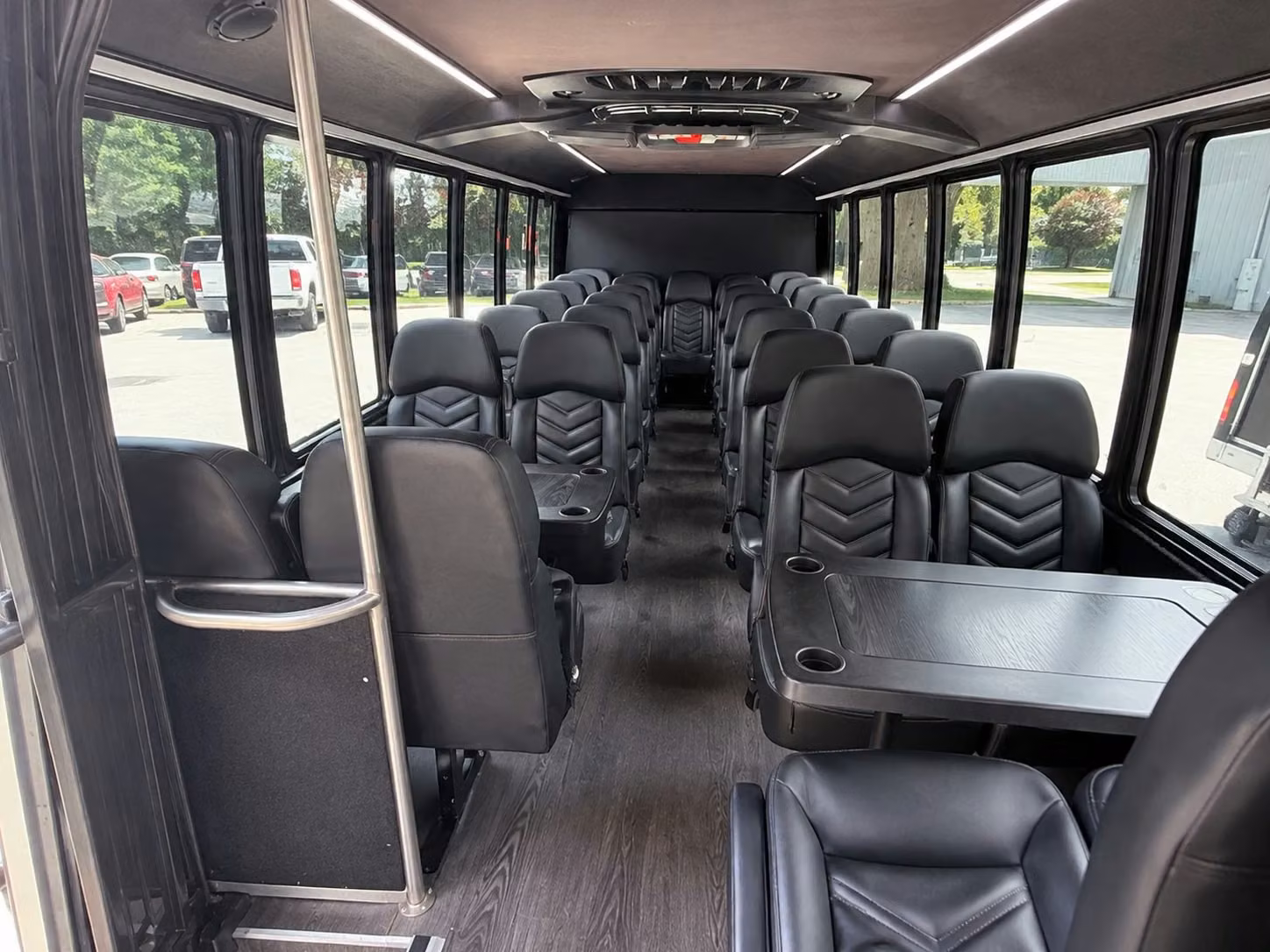 18 passenger minibus interior