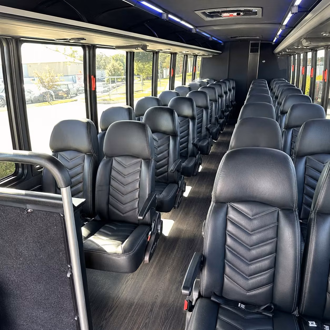 35 passenger minibus interior