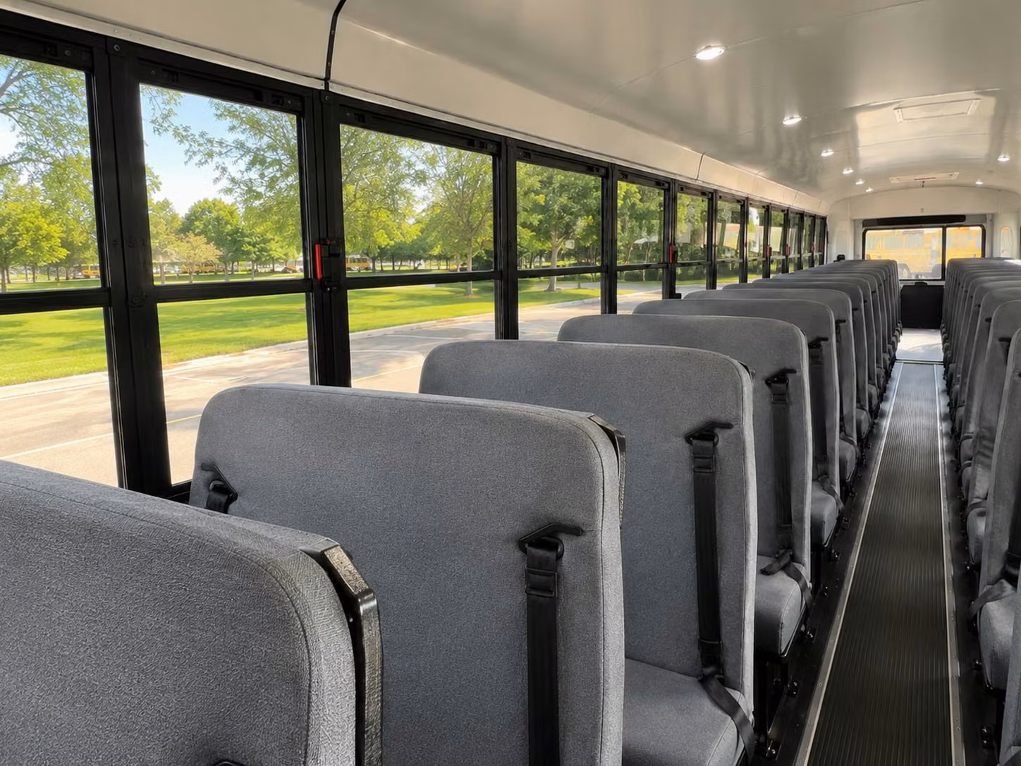 school bus interior